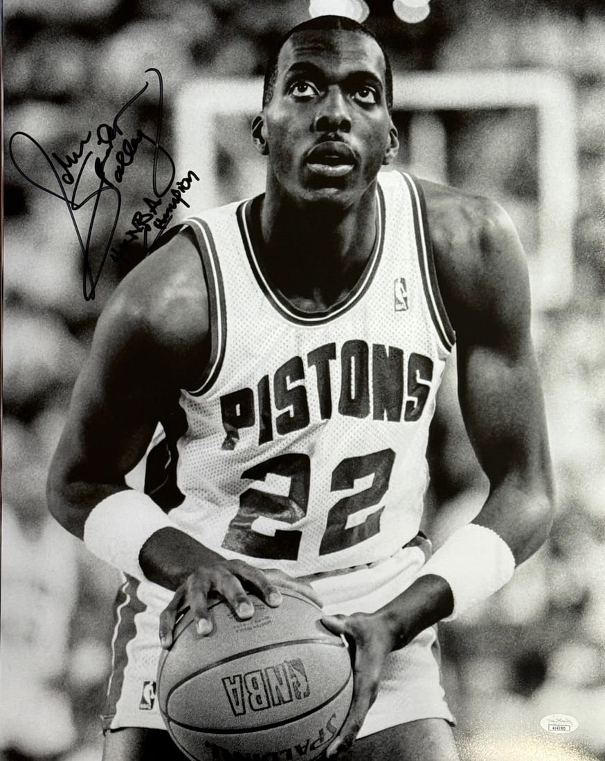 (JSA) John Spider Salley Autographed Pistons 16x20 Basketball Photo: (JSA) John Spider Salley Autographed Pistons 16x20 Basketball Photo This listing features (JSA) John Spider Salley Autographed Pistons 16x20 Basketball Photo. Item specifics are provided below. Item S