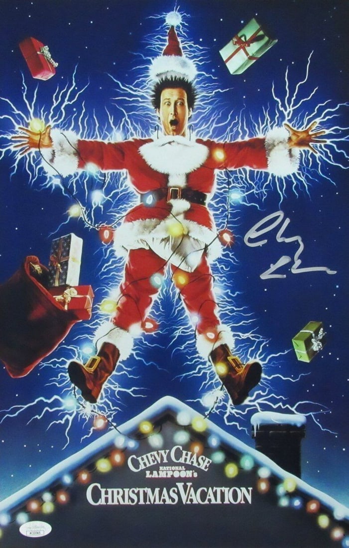 JSA Chevy Chase Autographed 11x17 Movie Poster "Christmas Vacation": JSA Chevy Chase Autographed 11x17 Movie Poster "Christmas Vacation" This listing features JSA Chevy Chase Autographed 11x17 Movie Poster "Christmas Vacation". Item specifics are provided below. Item S
