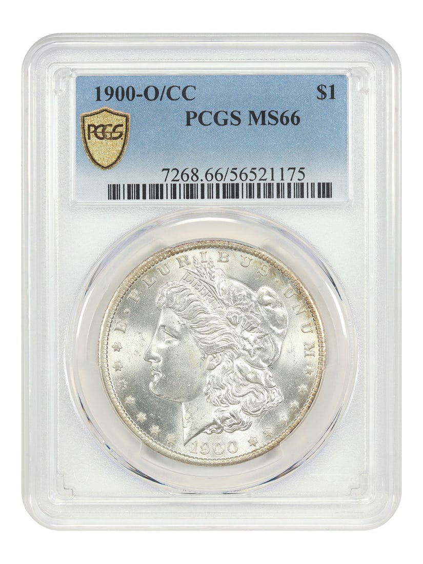 Scarce Over-Mintmark Variety - 1900-O/ CC $1 PCGS MS66 - Morgan Dollar: Scarce Over-Mintmark Variety - 1900-O/ CC $1 PCGS MS66 - Morgan Dollar This listing features Scarce Over-Mintmark Variety - 1900-O/ CC $1 PCGS MS66 - Morgan Dollar. Item specifics are provided below.