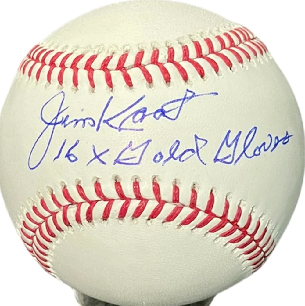(JSA) Jim Kaat "16x Gold Glove" Autographed Official Baseball (1 of 2)