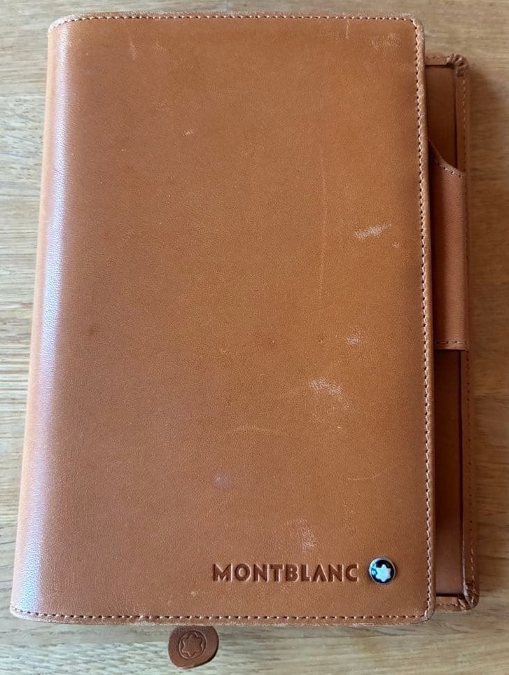 Holder Montblanc Notebook Cover Leather Brown A6 Planner Diary Case Organizer: Holder Montblanc Notebook Cover Leather Brown A6 Planner Diary Case Organizer This listing features Holder Montblanc Notebook Cover Leather Brown A6 Planner Diary Case Organizer. Item specifics are pr