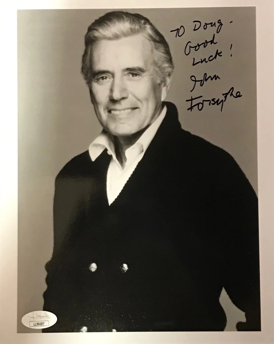 (JSA) John Forsythe Autographed 8x10 Photo (1 of 1)
