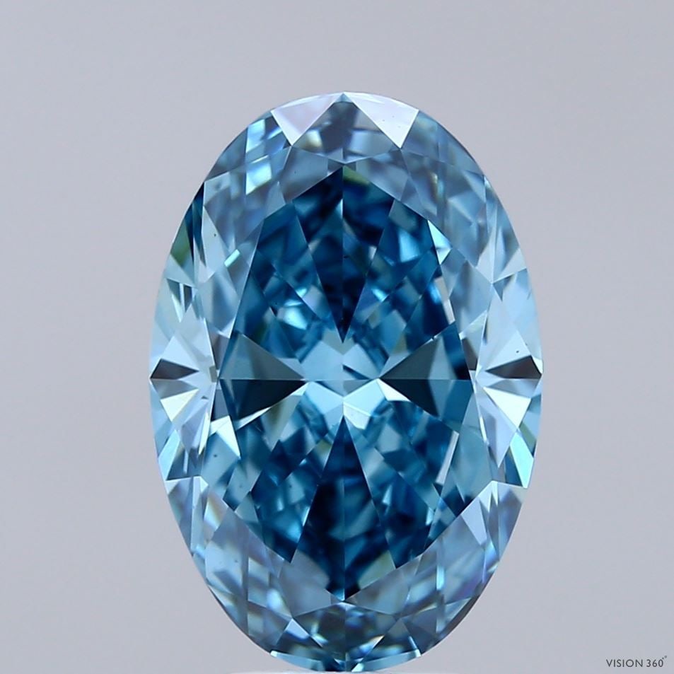 Loose Lab Diamond - IGI Oval 4.51ct Fancy Vivid Blue VS1: Loose Lab Diamond - IGI Oval 4.51ct Fancy Vivid Blue VS1 This listing features Loose Lab Diamond - IGI Oval 4.51ct Fancy Vivid Blue VS1. Item specifics are provided below. Item Specifics: Source: