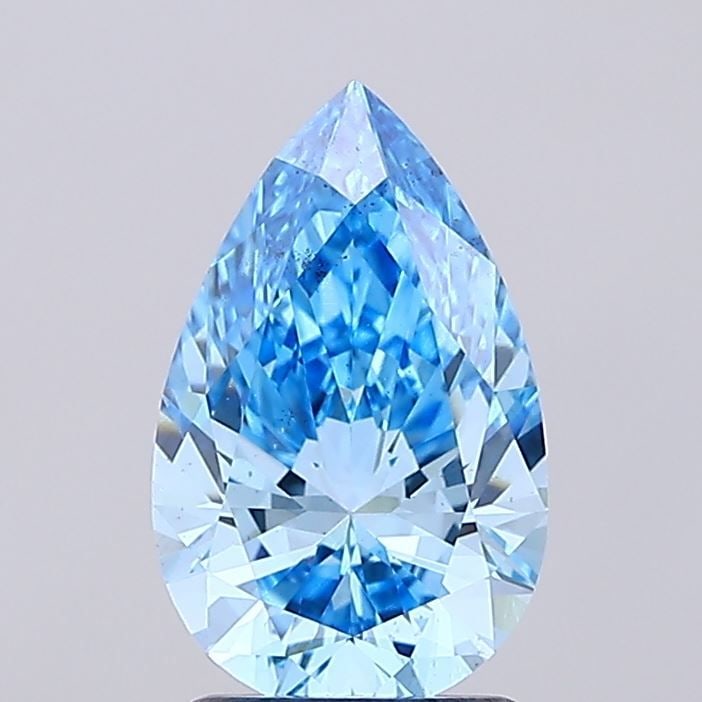 Loose Lab Diamond - IGI Pear 2.01ct Fancy Vivid Blue VS2: Loose Lab Diamond - IGI Pear 2.01ct Fancy Vivid Blue VS2 This listing features Loose Lab Diamond - IGI Pear 2.01ct Fancy Vivid Blue VS2. Item specifics are provided below. Item Specifics: Source: