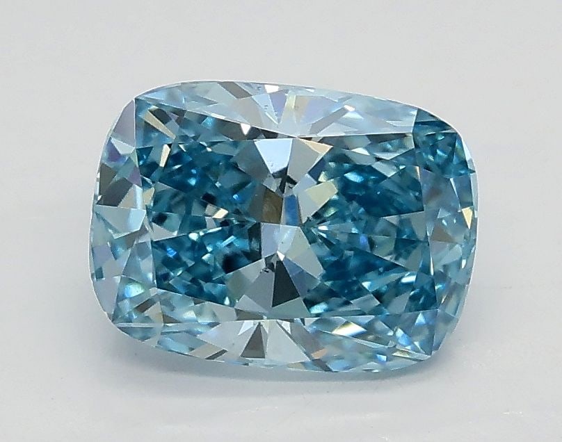 Loose Lab Diamond - IGI Cushion Brilliant 1.18ct Fancy Vivid Blue VS2: Loose Lab Diamond - IGI Cushion Brilliant 1.18ct Fancy Vivid Blue VS2 This listing features Loose Lab Diamond - IGI Cushion Brilliant 1.18ct Fancy Vivid Blue VS2. Item specifics are provided below. It
