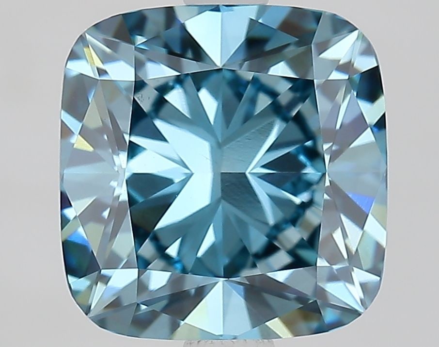 Loose Lab Diamond - IGI Cushion Brilliant 2.72ct Fancy Vivid Blue VS1: Loose Lab Diamond - IGI Cushion Brilliant 2.72ct Fancy Vivid Blue VS1 This listing features Loose Lab Diamond - IGI Cushion Brilliant 2.72ct Fancy Vivid Blue VS1. Item specifics are provided below. 
