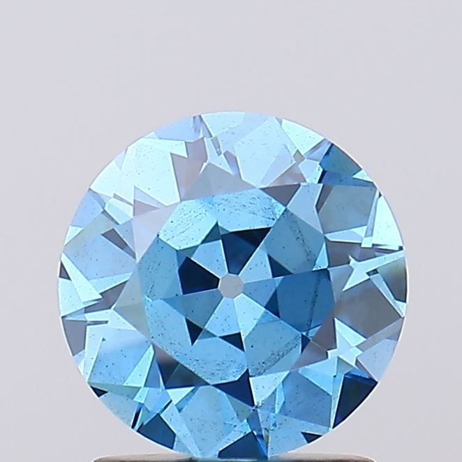 Loose Lab Diamond - European Cut 1.51ct Fancy Vivid Blue SI1 (1 of 1)