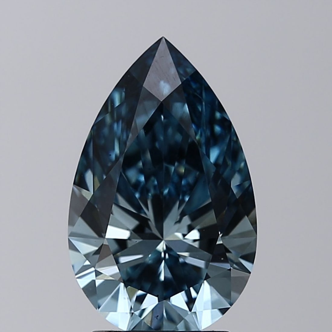 Loose Lab Diamond - IGI Pear 2.29ct Fancy Vivid Blue VS2 (1 of 1)