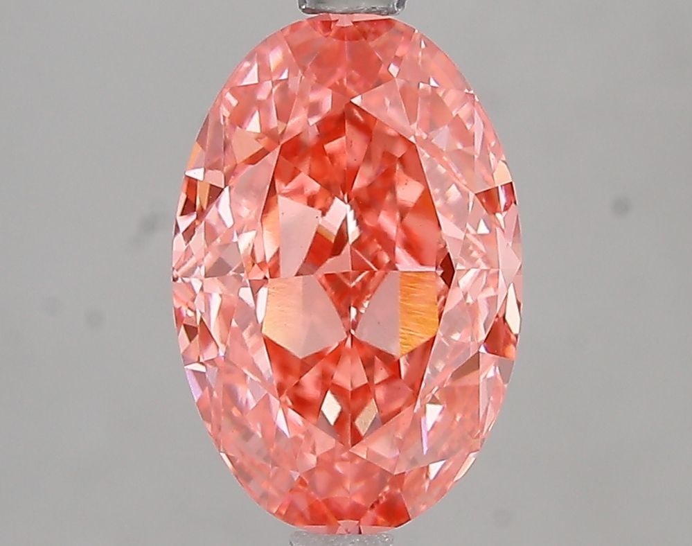 Loose Lab Diamond - IGI Oval 3.03ct Fancy Vivid Pink VVS2 (1 of 1)