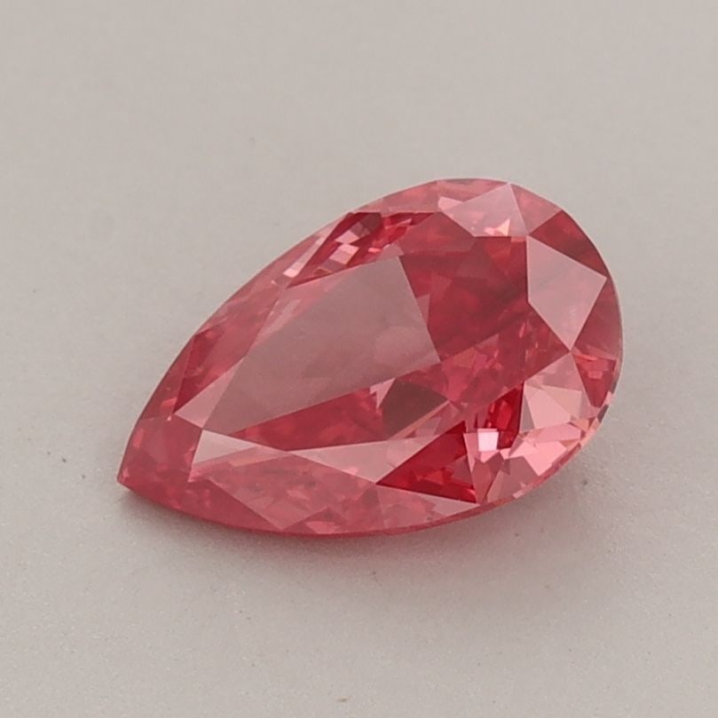 Loose Lab Diamond - IGI Pear 1.03ct Fancy Vivid Red VS2 (1 of 1)