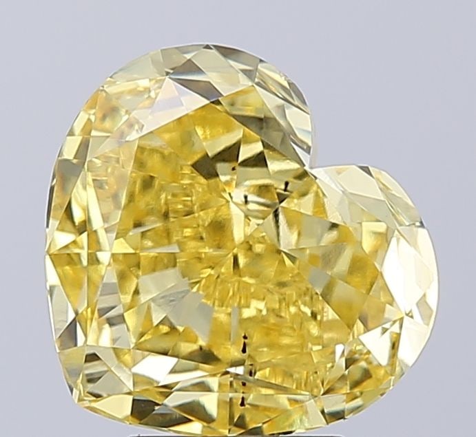 Loose Lab Diamond - IGI Heart 3.83ct Fancy Intense Yellow SI1 (1 of 1)