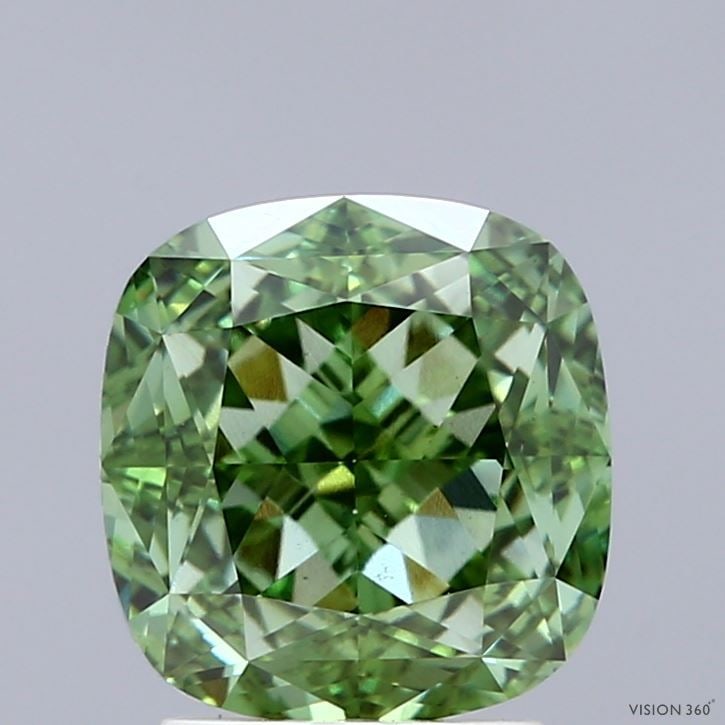 Loose Lab Diamond - IGI Cushion Modified 3.03ct Fancy Vivid Green VS1: Loose Lab Diamond - IGI Cushion Modified 3.03ct Fancy Vivid Green VS1 This listing features Loose Lab Diamond - IGI Cushion Modified 3.03ct Fancy Vivid Green VS1. Item specifics are provided below. 