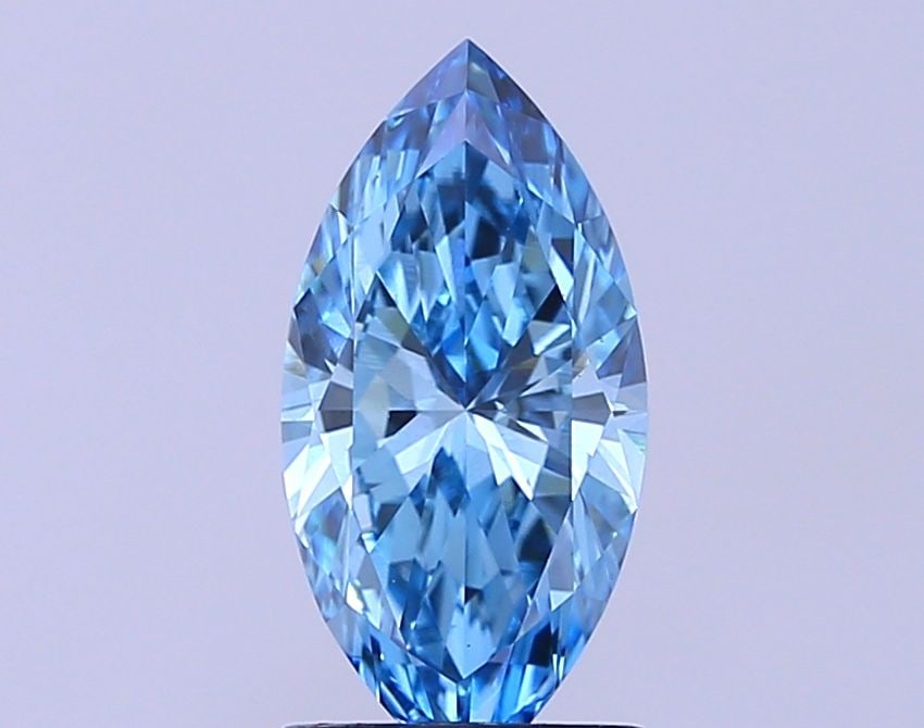 Loose Lab Diamond - Marquise 1.54ct Fancy Vivid Blue VS2 (1 of 1)