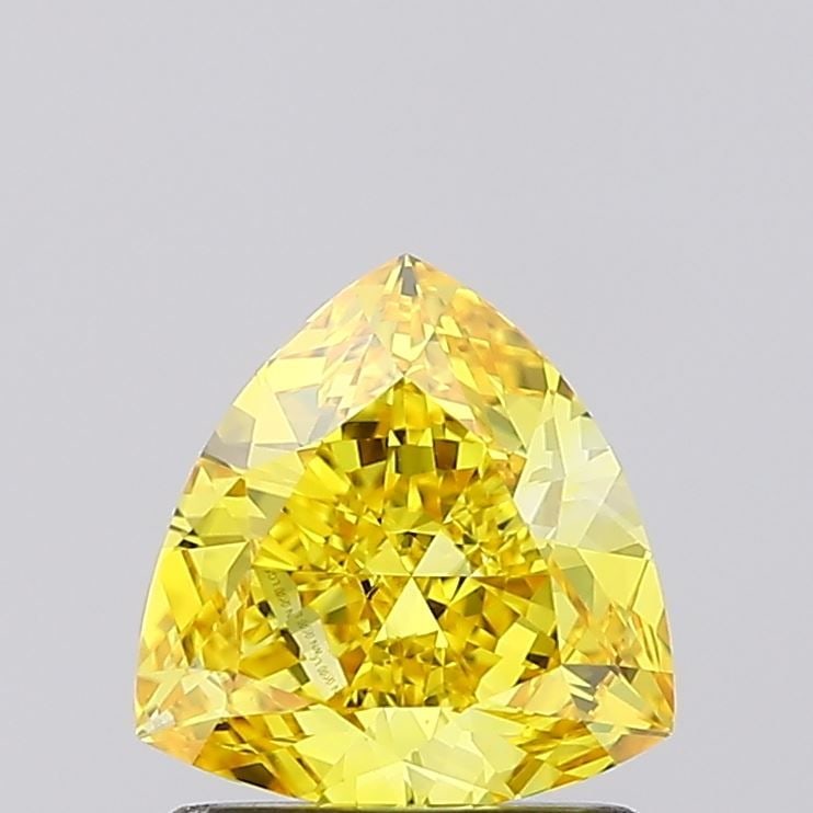 Loose Lab Diamond - IGI Trilliant 1.24ct Fancy Vivid Yellow VVS2 (1 of 1)