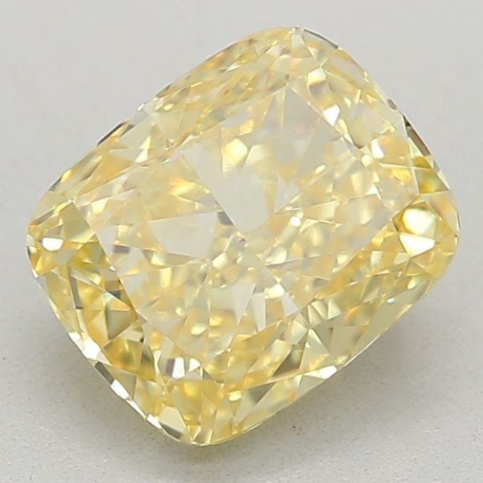Loose Lab Diamond - IGI Cushion Brilliant 1.15ct Fancy Vivid Yellow VVS2 (1 of 1)