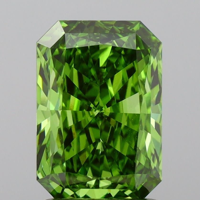 Loose Lab Diamond - IGI Radiant 1.5ct Fancy Vivid Green VVS2 (1 of 1)