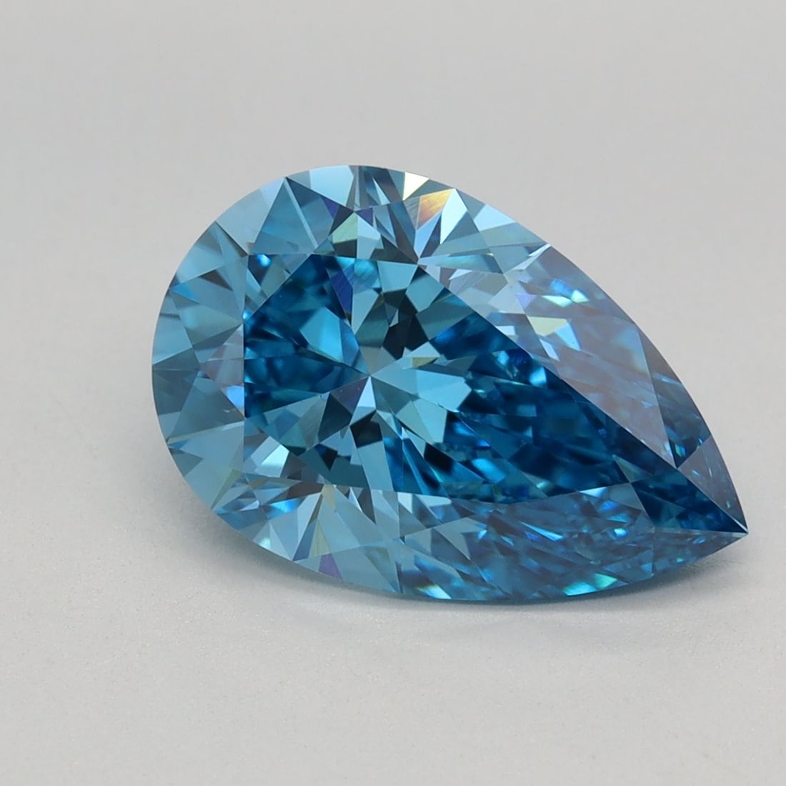 Loose Lab Diamond - IGI Pear 2.5ct Fancy Vivid Blue VVS2: Loose Lab Diamond - IGI Pear 2.5ct Fancy Vivid Blue VVS2 This listing features Loose Lab Diamond - IGI Pear 2.5ct Fancy Vivid Blue VVS2. Item specifics are provided below. Item Specifics: Source: