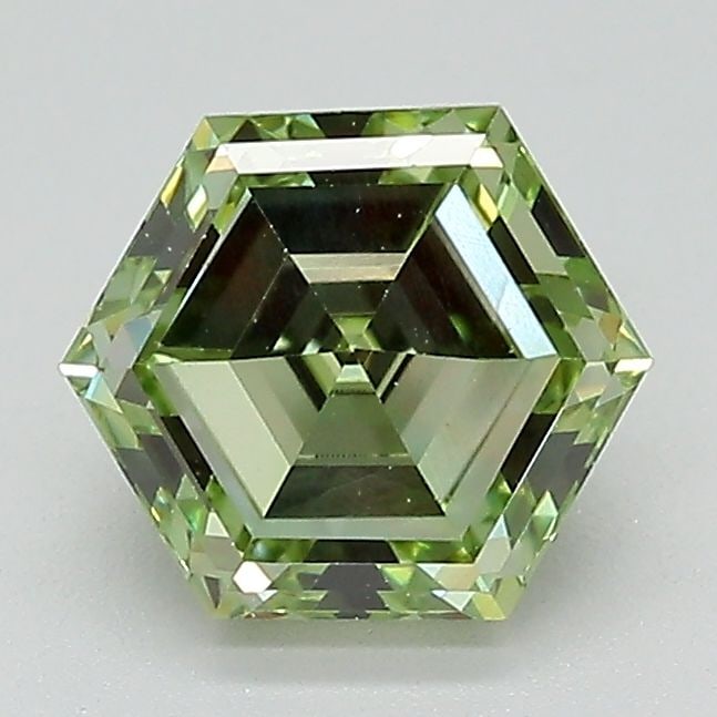 Loose Lab Diamond - IGI Hexagonal 1.54ct Fancy Intense Green VS1 (1 of 1)