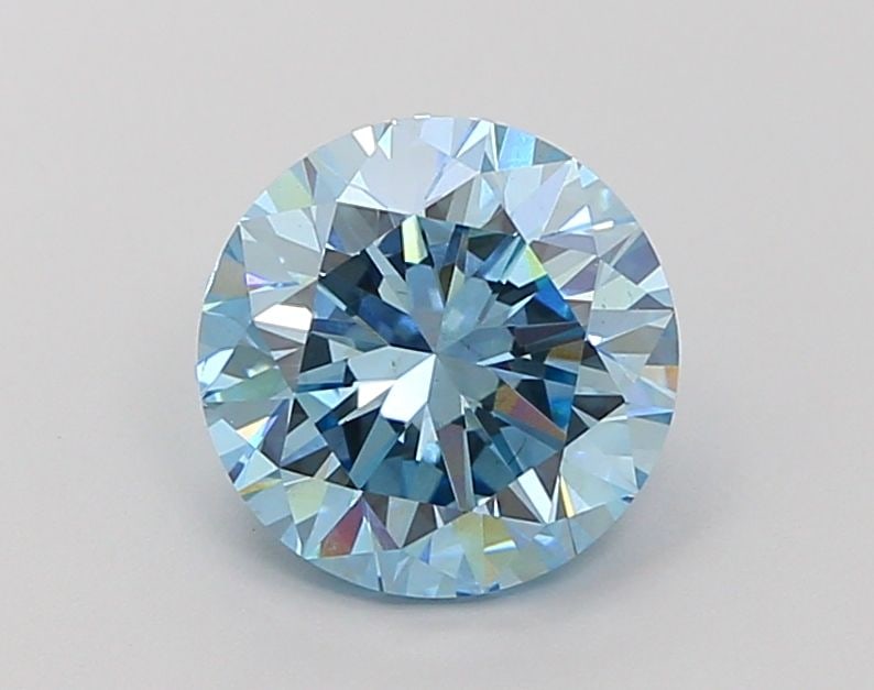 Loose Lab Diamond - IGI Round 2.25ct Fancy Vivid Blue VS1 (1 of 1)