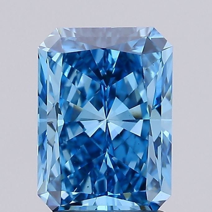 Loose Lab Diamond - Radiant 2.01ct Fancy Vivid Blue VS1 (1 of 1)