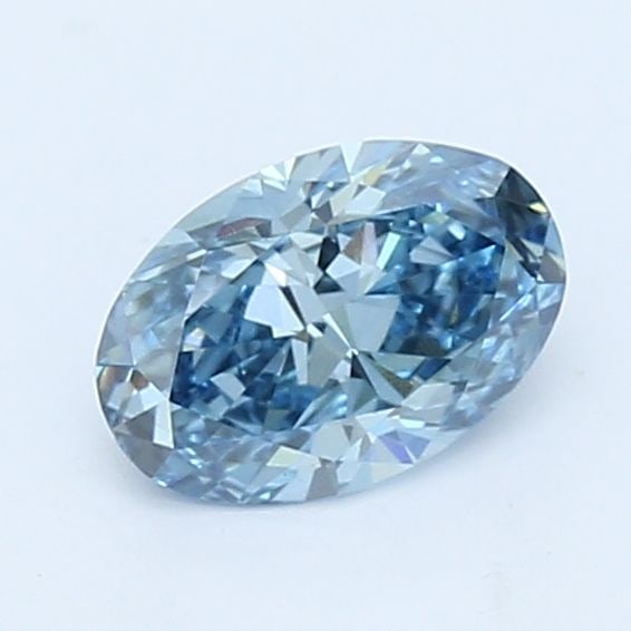 Loose Lab Diamond - Oval 1.03ct Fancy Blue VS1 (1 of 1)