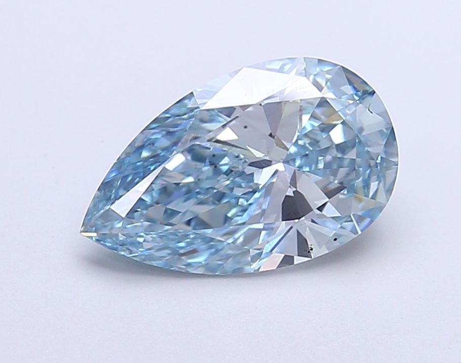 Loose Lab Diamond - Pear 2.06ct Fancy Blue VS1 (1 of 1)
