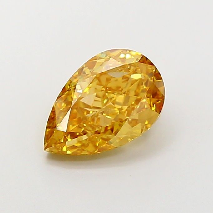 Loose Lab Diamond - IGI Pear 3.15ct Fancy Intense Brownish Yellow VS1 (1 of 1)