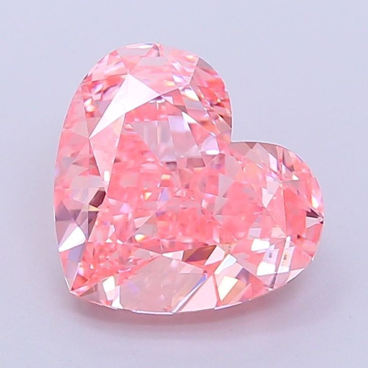 Loose Lab Diamond - IGI Heart 3.62ct Fancy Vivid Pink VVS2 (1 of 1)