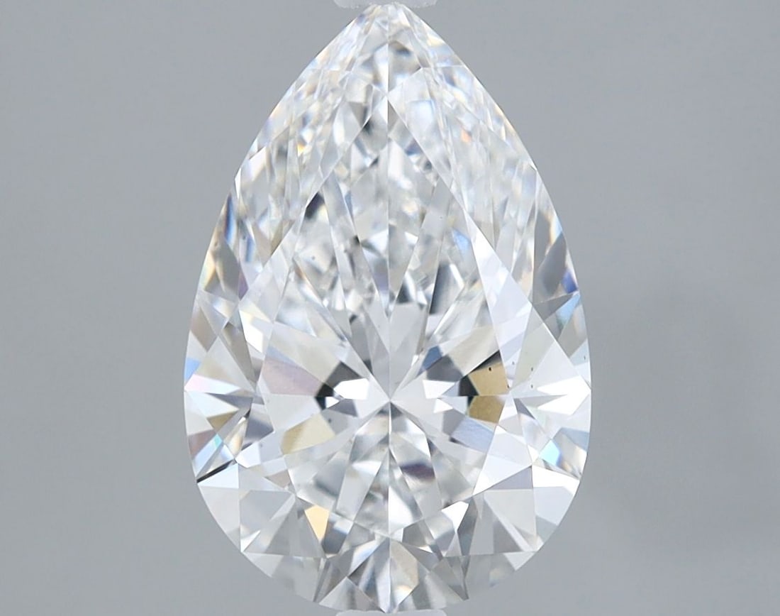 Loose Lab Diamond - IGI Pear 2.1ct E VS1 (1 of 1)