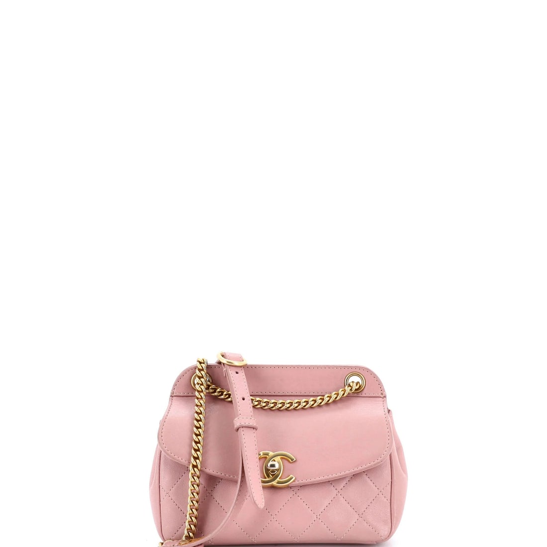 Small Chanel Curved Flap Bag Quilted Lambskin: Small Chanel Curved Flap Bag Quilted Lambskin This listing features Small Chanel Curved Flap Bag Quilted Lambskin. Item specifics are provided below. Item Specifics: Brand: Chanel Exterior Material: