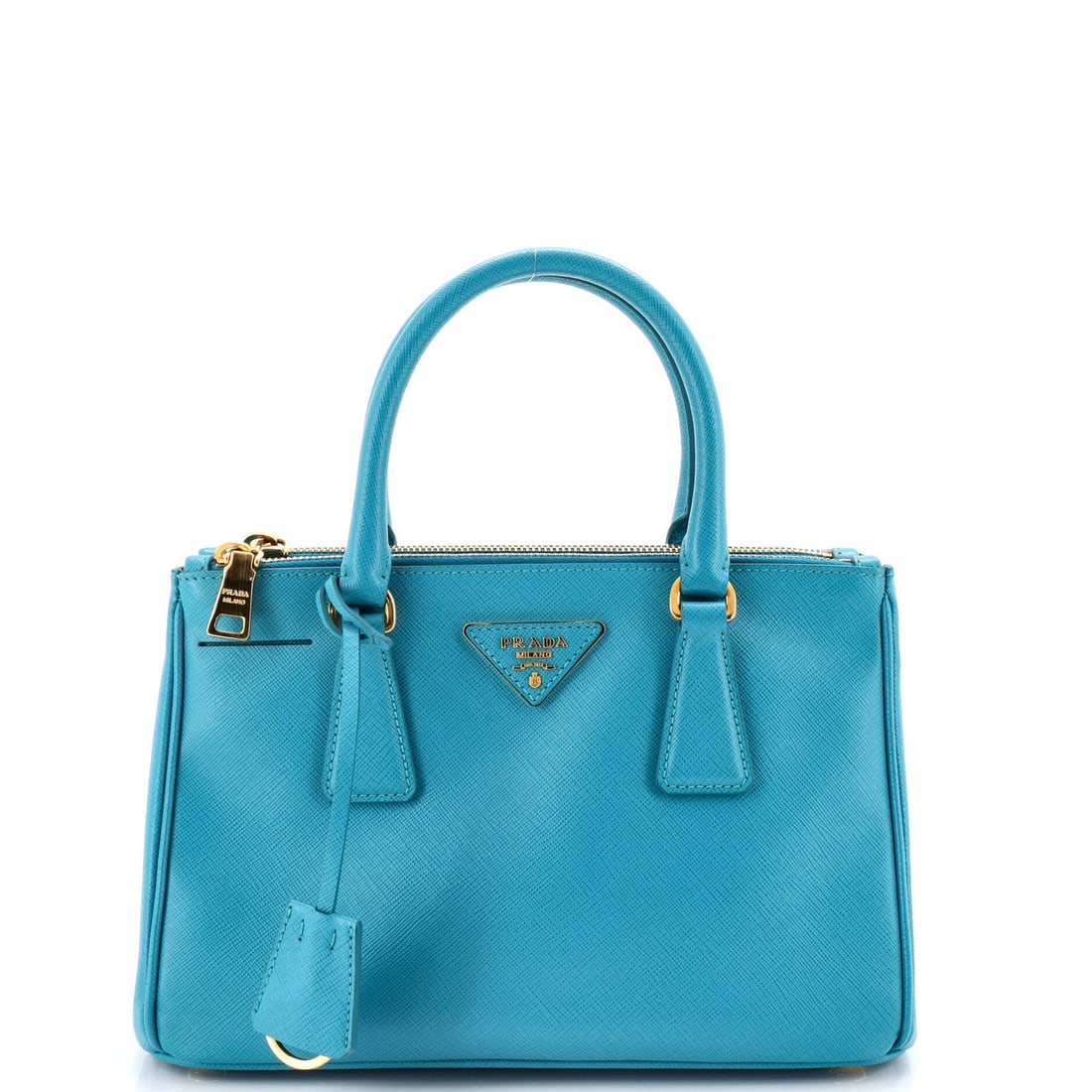 Small Prada Galleria Double Zip Tote Saffiano Leather: Small Prada Galleria Double Zip Tote Saffiano Leather This listing features Small Prada Galleria Double Zip Tote Saffiano Leather. Item specifics are provided below. Item Specifics: Brand: Prada