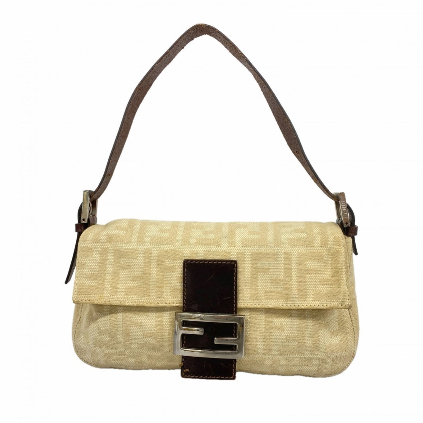 Canvas Fendi Handbag: Canvas Fendi Handbag This listing features Canvas Fendi Handbag. Item specifics are provided below. Item Specifics: Brand: Fendi Type: Handbag Material: Canvas Color: Beige Hardware Color: Silver