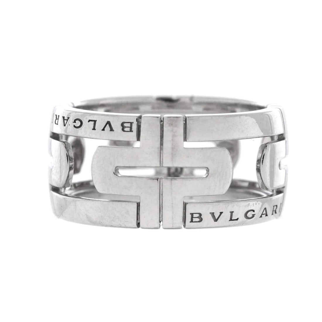 11mm Bvlgari Parentesi Band Ring 18K White Gold (1 of 3)