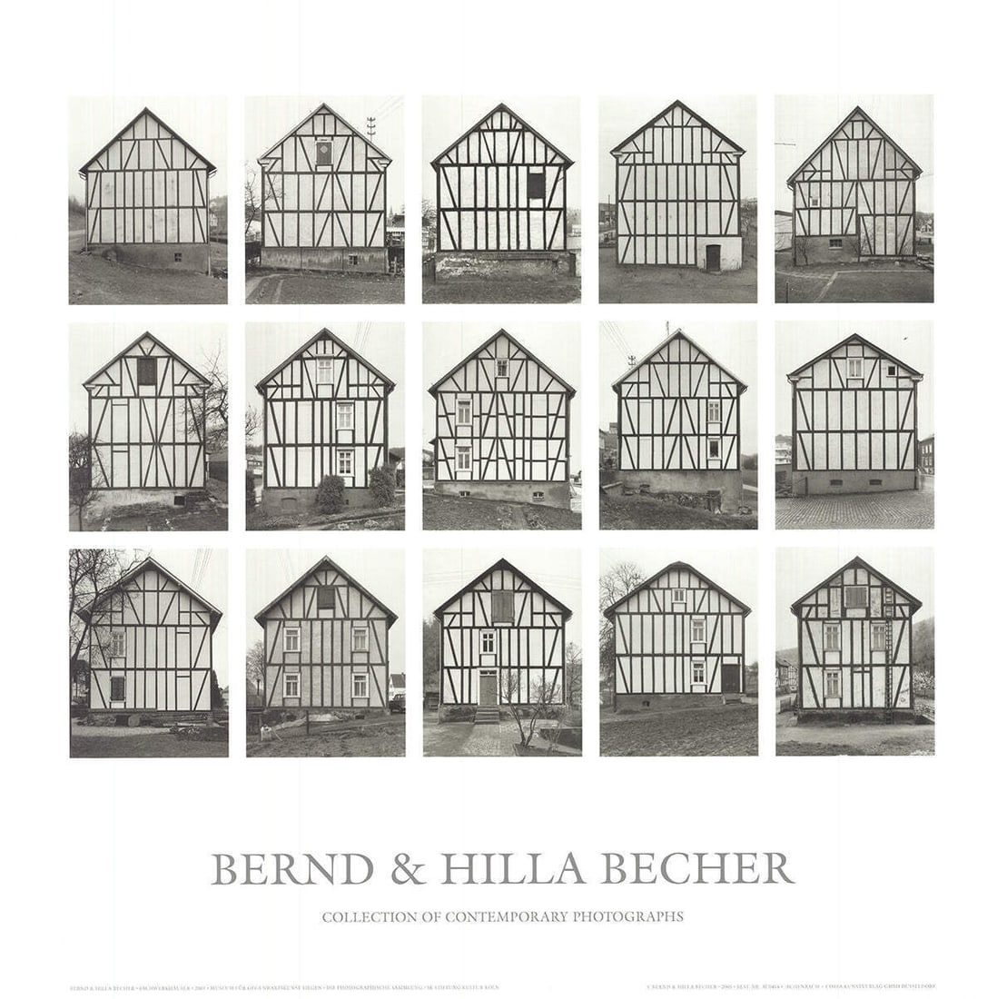 Photograph BERND AND HILLA BECHER Half-Timbered Houses 27.5" x 27.5" Poster 2005: Photograph BERND AND HILLA BECHER Half-Timbered Houses 27.5" x 27.5" Poster 2005 This listing features Photograph BERND AND HILLA BECHER Half-Timbered Houses 27.5" x 27.5" Poster 2005. Item specifics