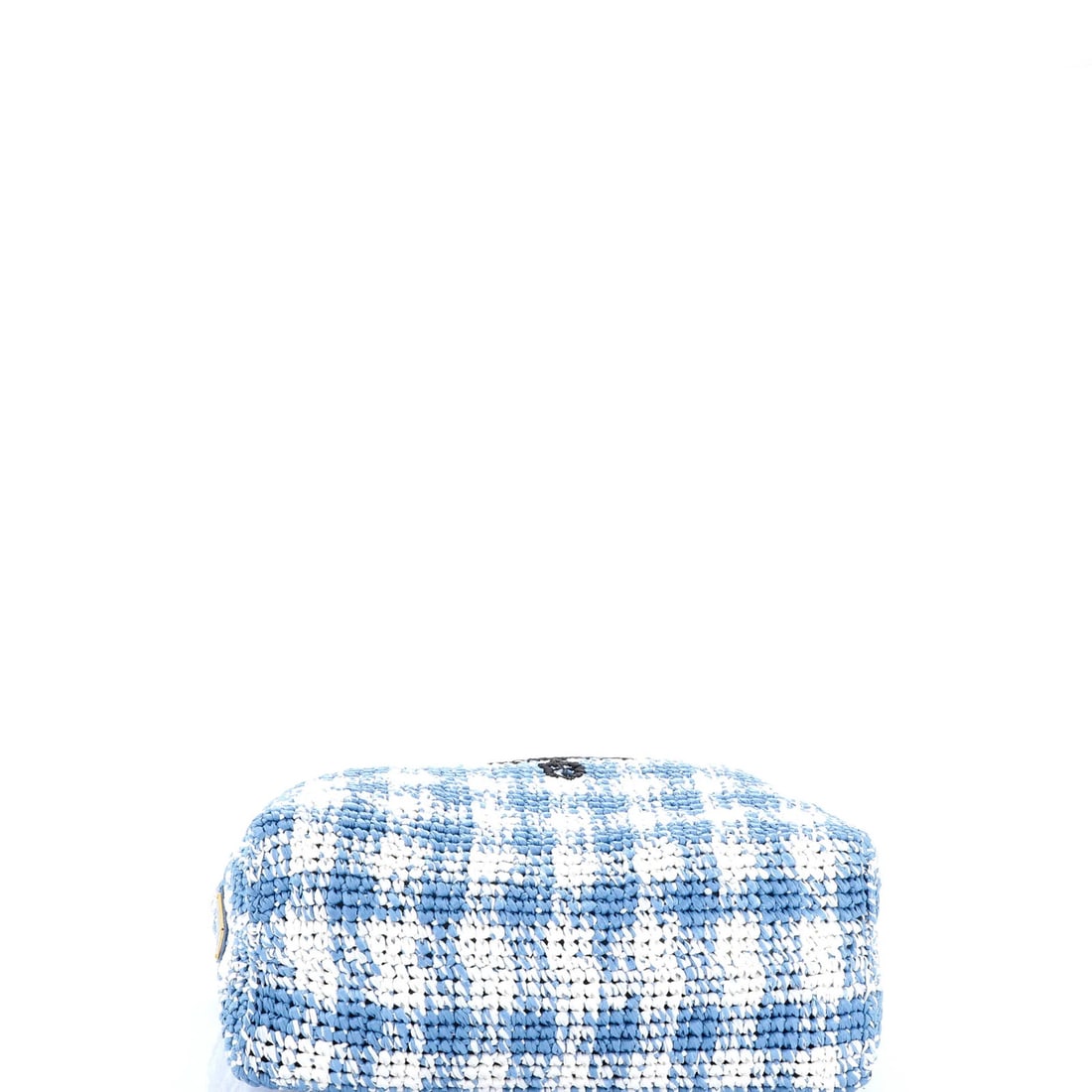 Large Prada Logo Tote Raffia - 5