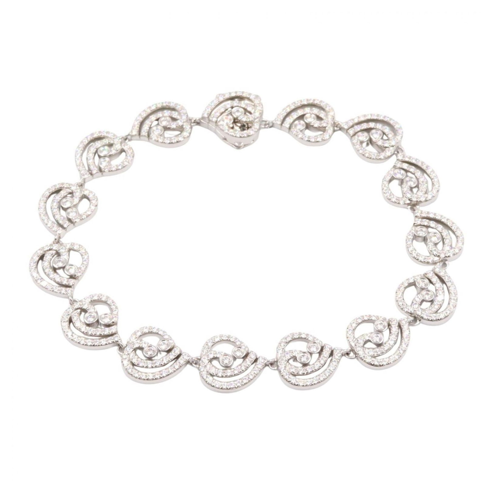 950 Tiffany Charm Bracelet Platinum: 950 Tiffany Charm Bracelet Platinum This listing features 950 Tiffany Charm Bracelet Platinum. Item specifics are provided below. Item Specifics: Brand: Tiffany Type: Charm Bracelet Gender: Women Mate
