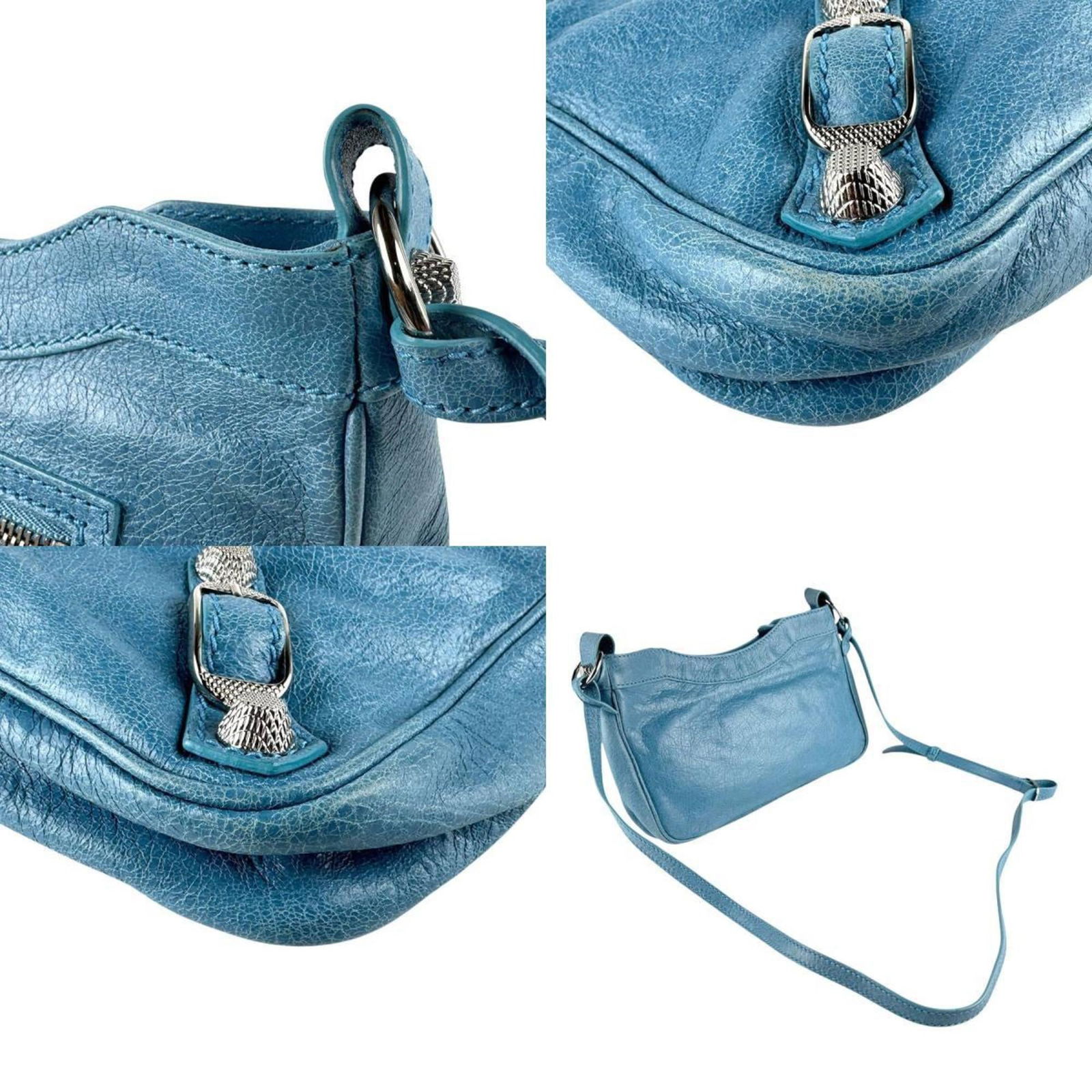 Leather Balenciaga Shoulder Bag - 4