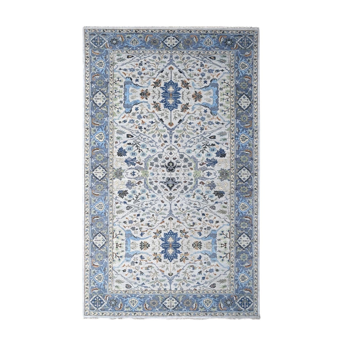 Rug 8'x13'9" White Denser Weave Oushak Hand Knotted Natural Wool Wide: Rug 8'x13'9" White Denser Weave Oushak Hand Knotted Natural Wool Wide This listing features Rug 8'x13'9" White Denser Weave Oushak Hand Knotted Natural Wool Wide. Item specifics are provided below. It