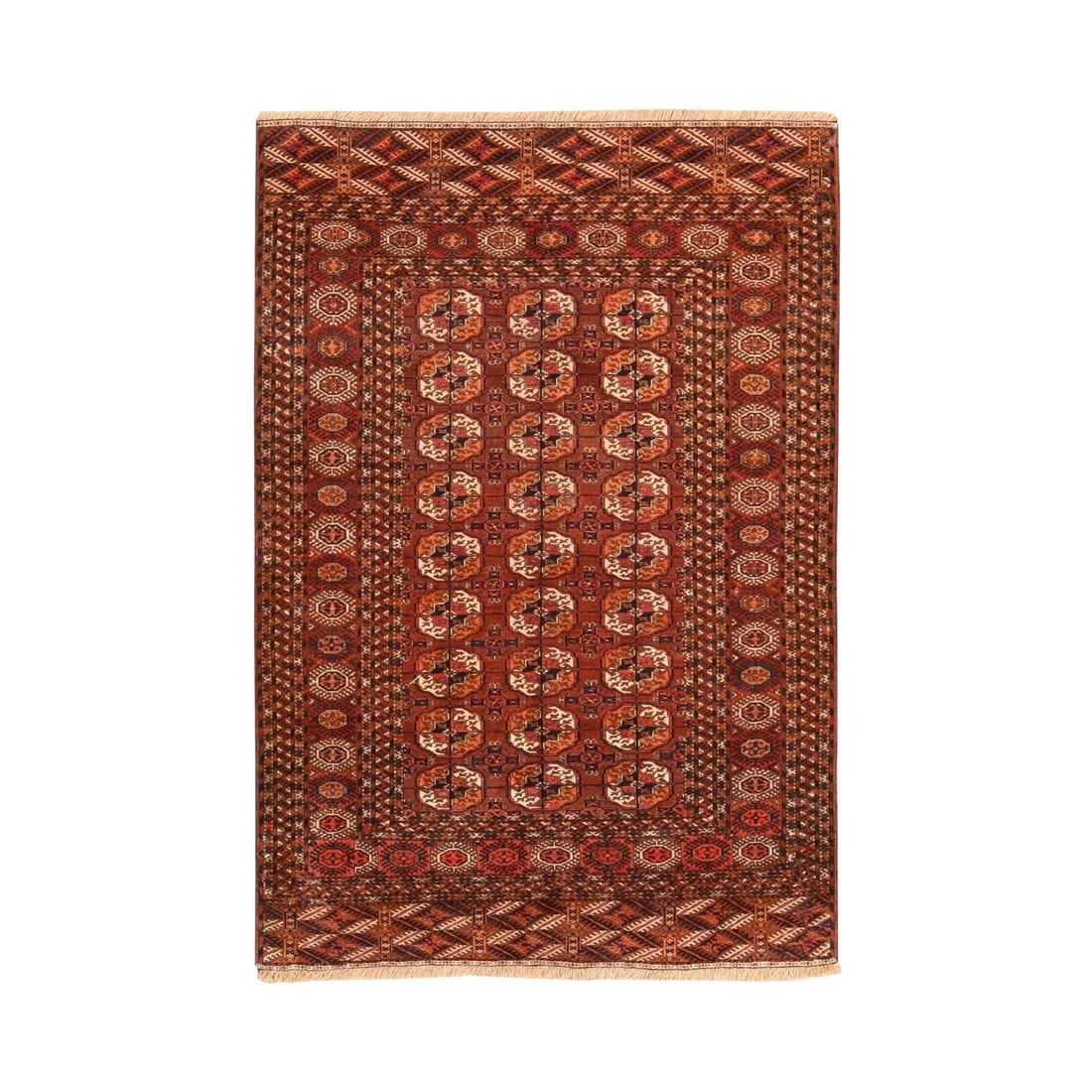 Rug 4'1"x6' Red Antique Tekke Bokara 100% Wool Hand Knotted Clean Oriental: Rug 4'1"x6' Red Antique Tekke Bokara 100% Wool Hand Knotted Clean Oriental This listing features Rug 4'1"x6' Red Antique Tekke Bokara 100% Wool Hand Knotted Clean Oriental. Item specifics are