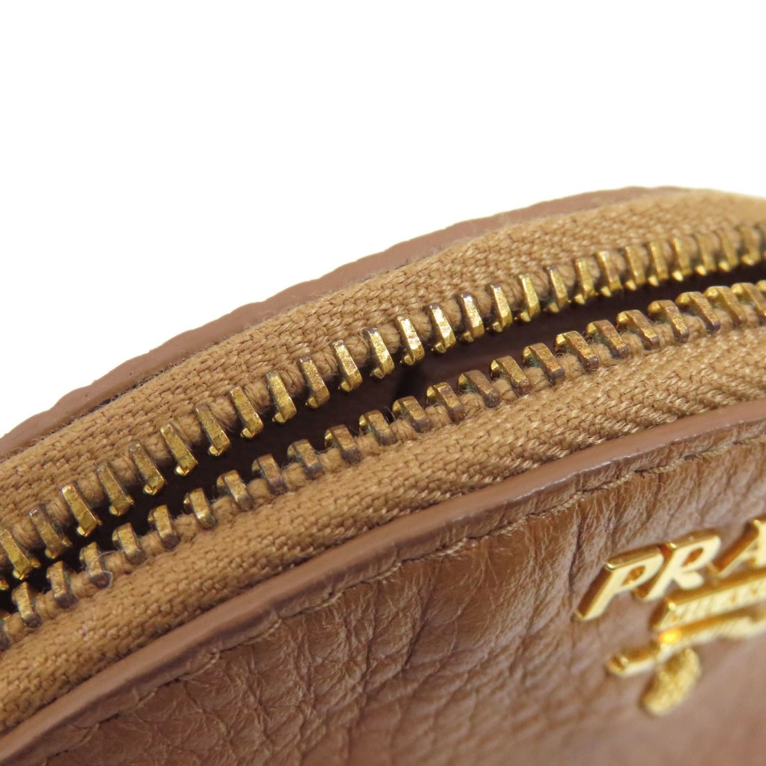 Leather PRADA logo Accessory pouch - 9