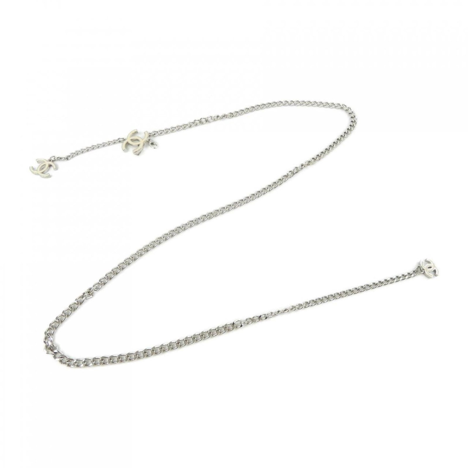 Belt Chanel Chain: Belt Chanel Chain This listing features Belt Chanel Chain. Item specifics are provided below. Item Specifics: Brand: Chanel Type: Chain Belt Gender: Women Color: Beige, Silver Length: 113.5cm / 44.68'