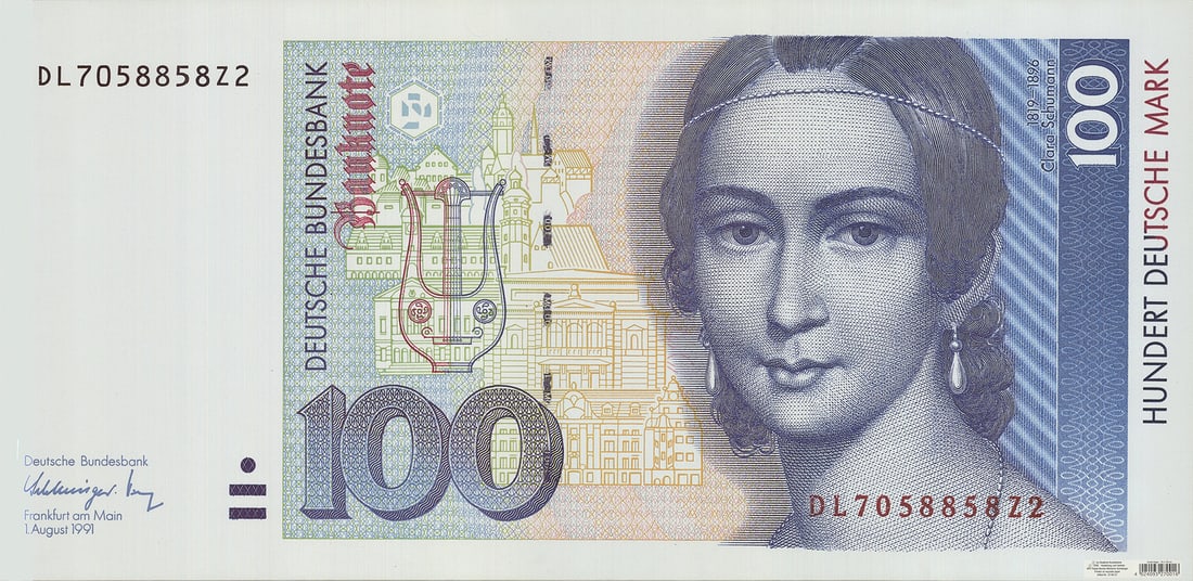 Contem ARTIST UNKNOWN Ein Hundert Deutsche Mark 19" x 39" Offset Lithograph 1995: Contem ARTIST UNKNOWN Ein Hundert Deutsche Mark 19" x 39" Offset Lithograph 1995 This listing features Contem ARTIST UNKNOWN Ein Hundert Deutsche Mark 19" x 39" Offset Lithograph 1995. Item specifics