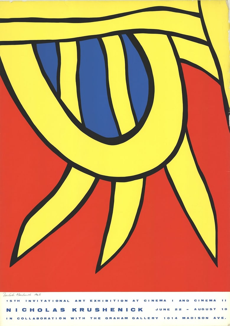 S NICHOLAS KRUSHENICK 15th Invitational Art Exhibition at Cinema I and Cinema II: S NICHOLAS KRUSHENICK 15th Invitational Art Exhibition at Cinema I and Cinema II This listing features S NICHOLAS KRUSHENICK 15th Invitational Art Exhibition at Cinema I and Cinema II. Item specifics