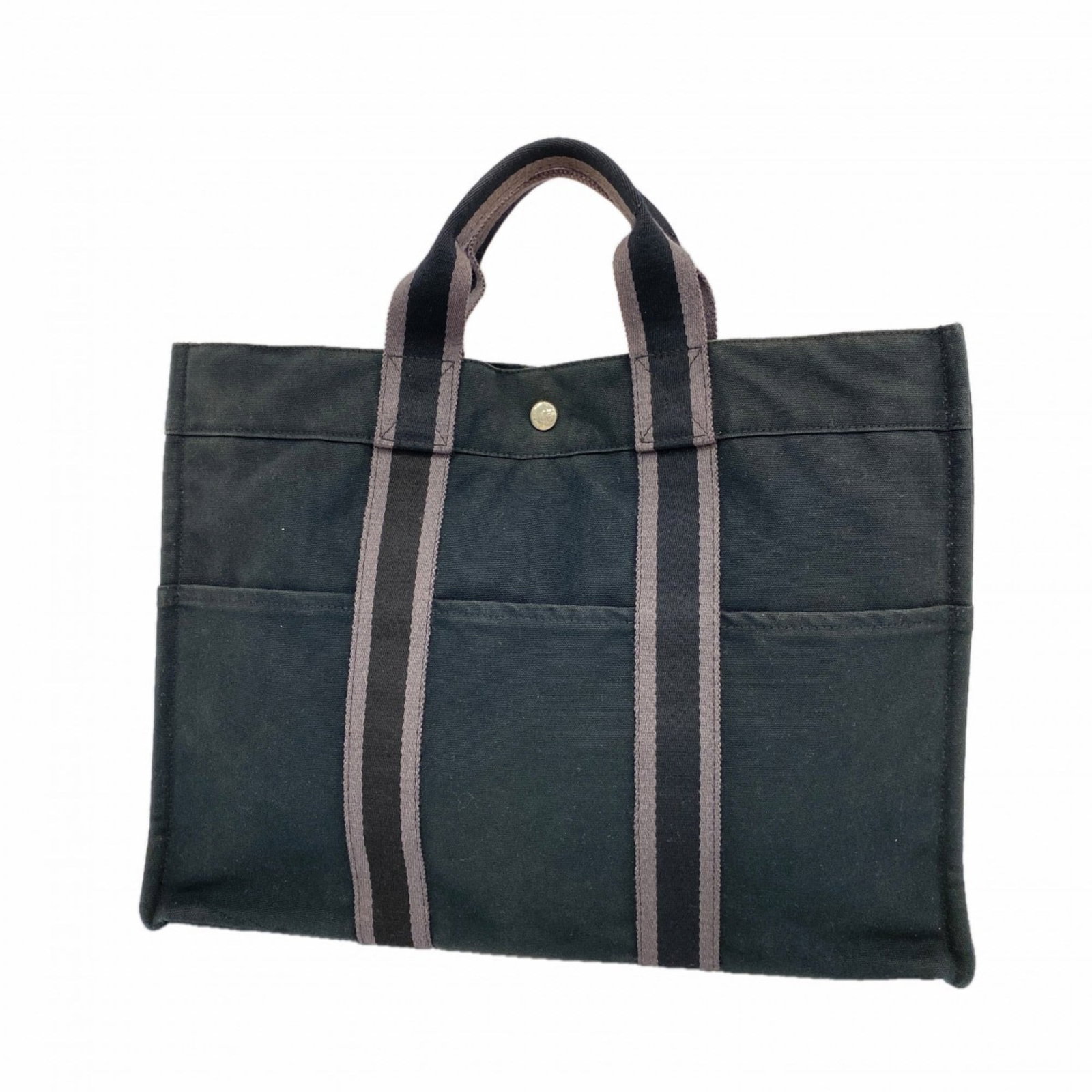 Canvas Hermes Tote Bag: Canvas Hermes Tote Bag This listing features Canvas Hermes Tote Bag. Item specifics are provided below. Item Specifics: Brand: Hermes Type: Tote Bag Material: Canvas Color: Black Hardware Color: Silve