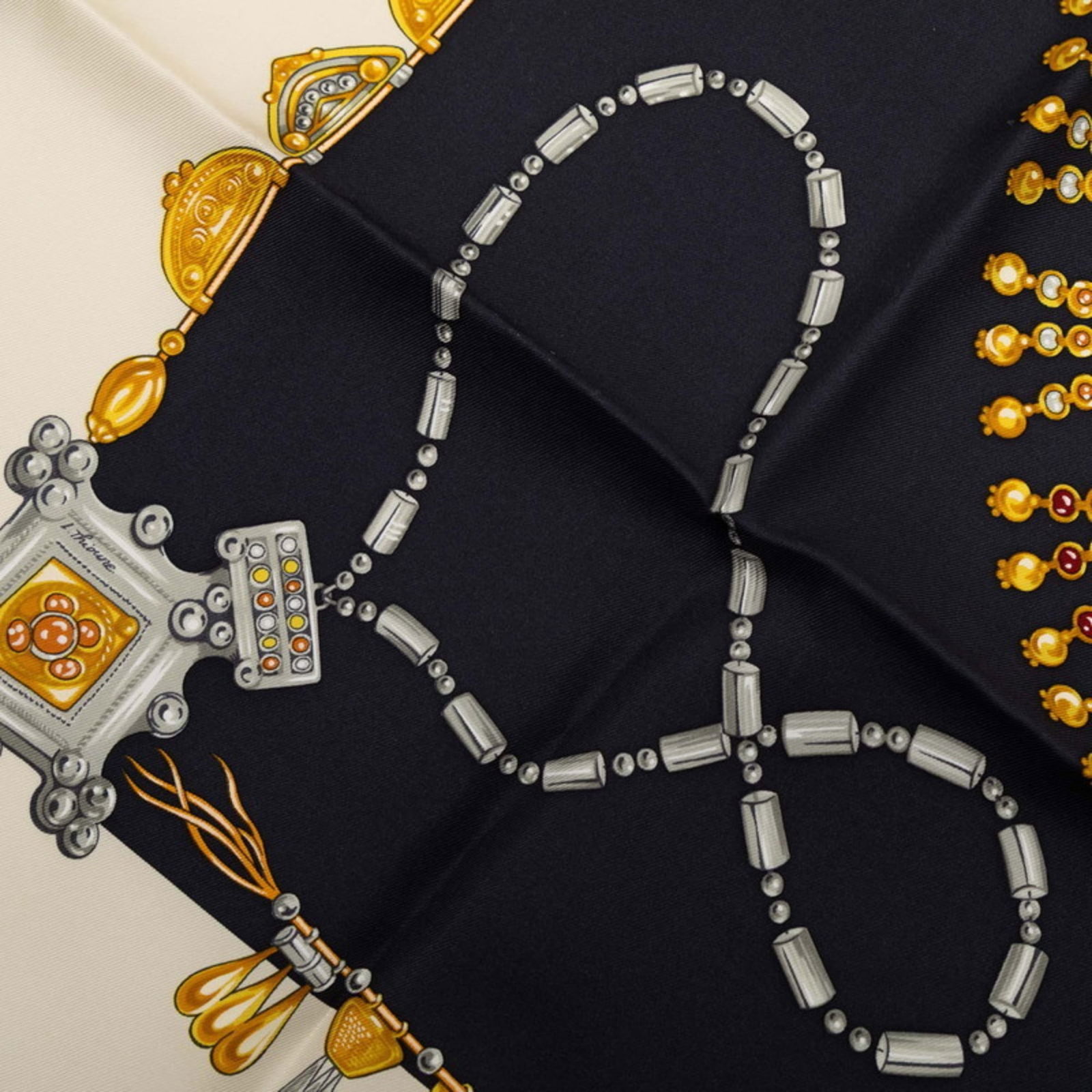 Silk Hermes Scarf - 7