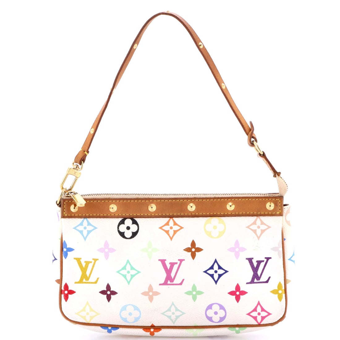 Multicolor Louis Vuitton Pochette Accessoires Monogram: Multicolor Louis Vuitton Pochette Accessoires Monogram This listing features Multicolor Louis Vuitton Pochette Accessoires Monogram. Item specifics are provided below. Item Specifics: Brand: Louis Vui
