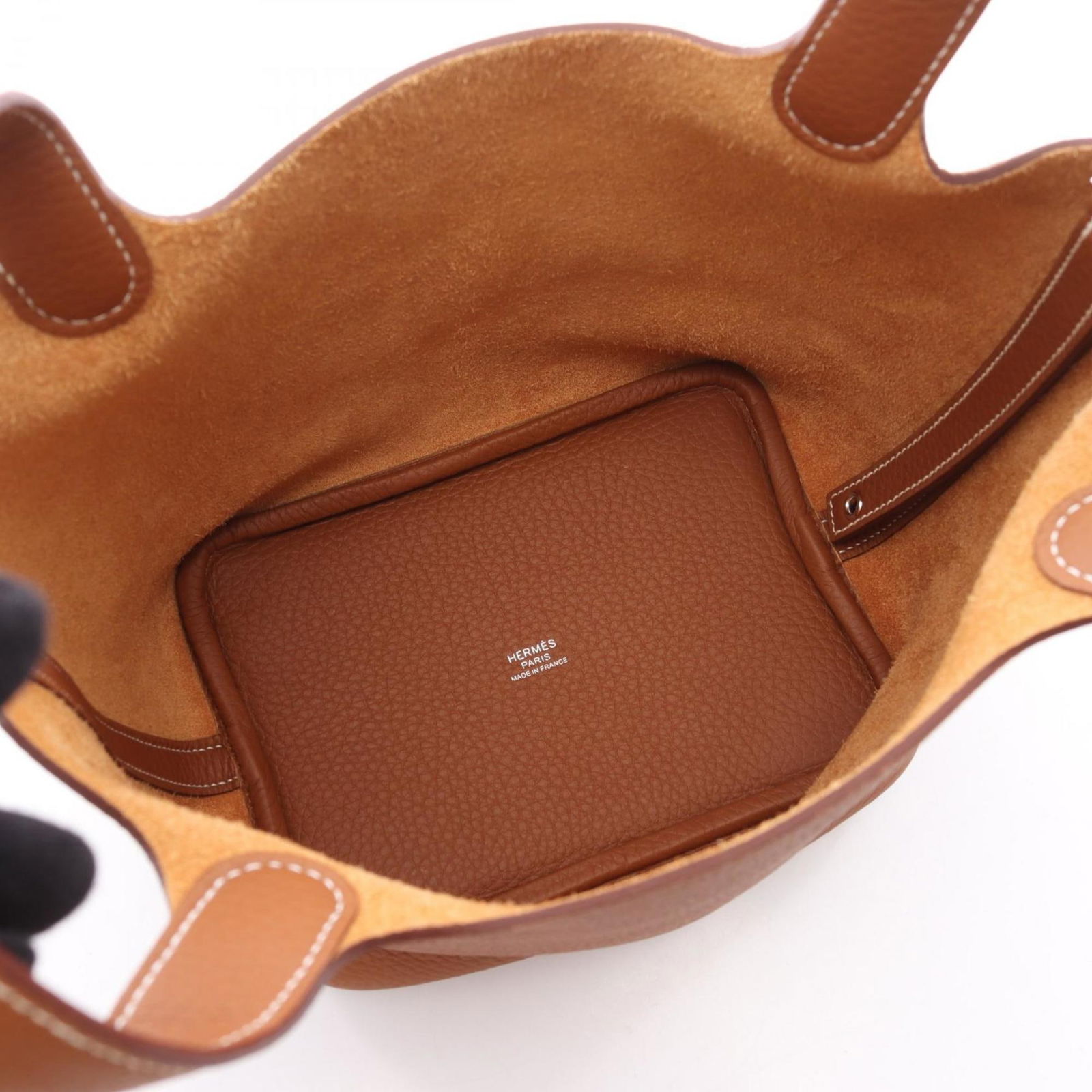 Leather Hermes Handbag - 3