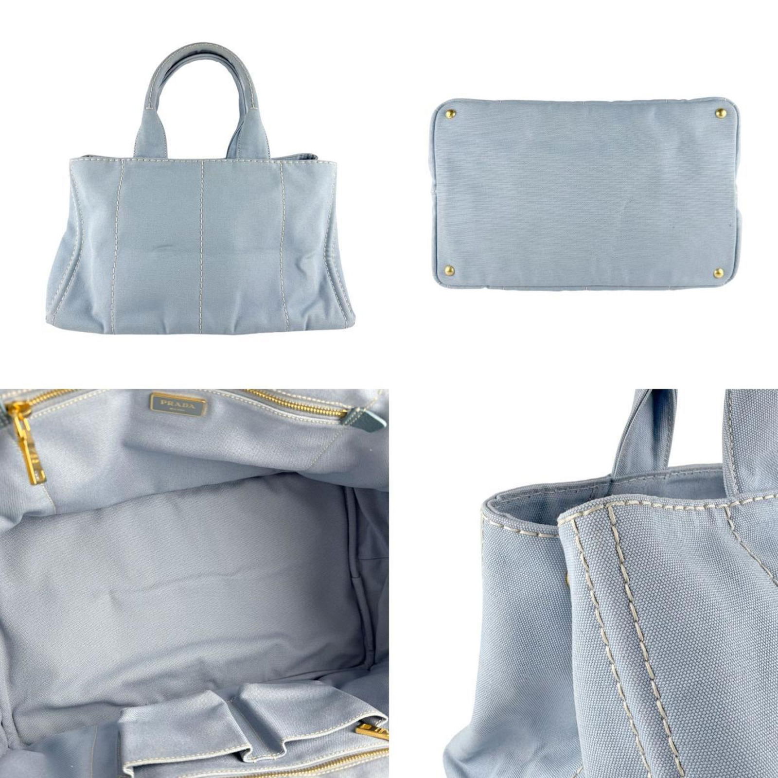 Canvas Prada Handbag - 3