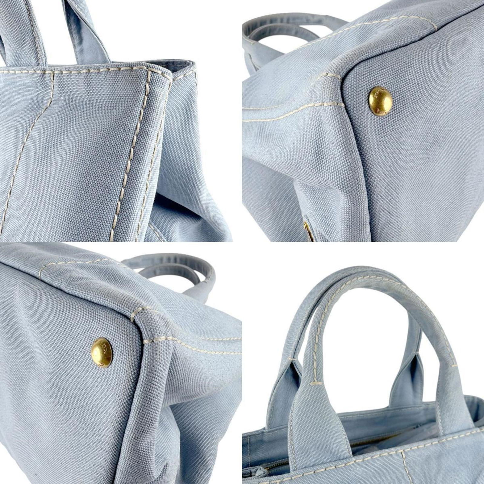 Canvas Prada Handbag - 4