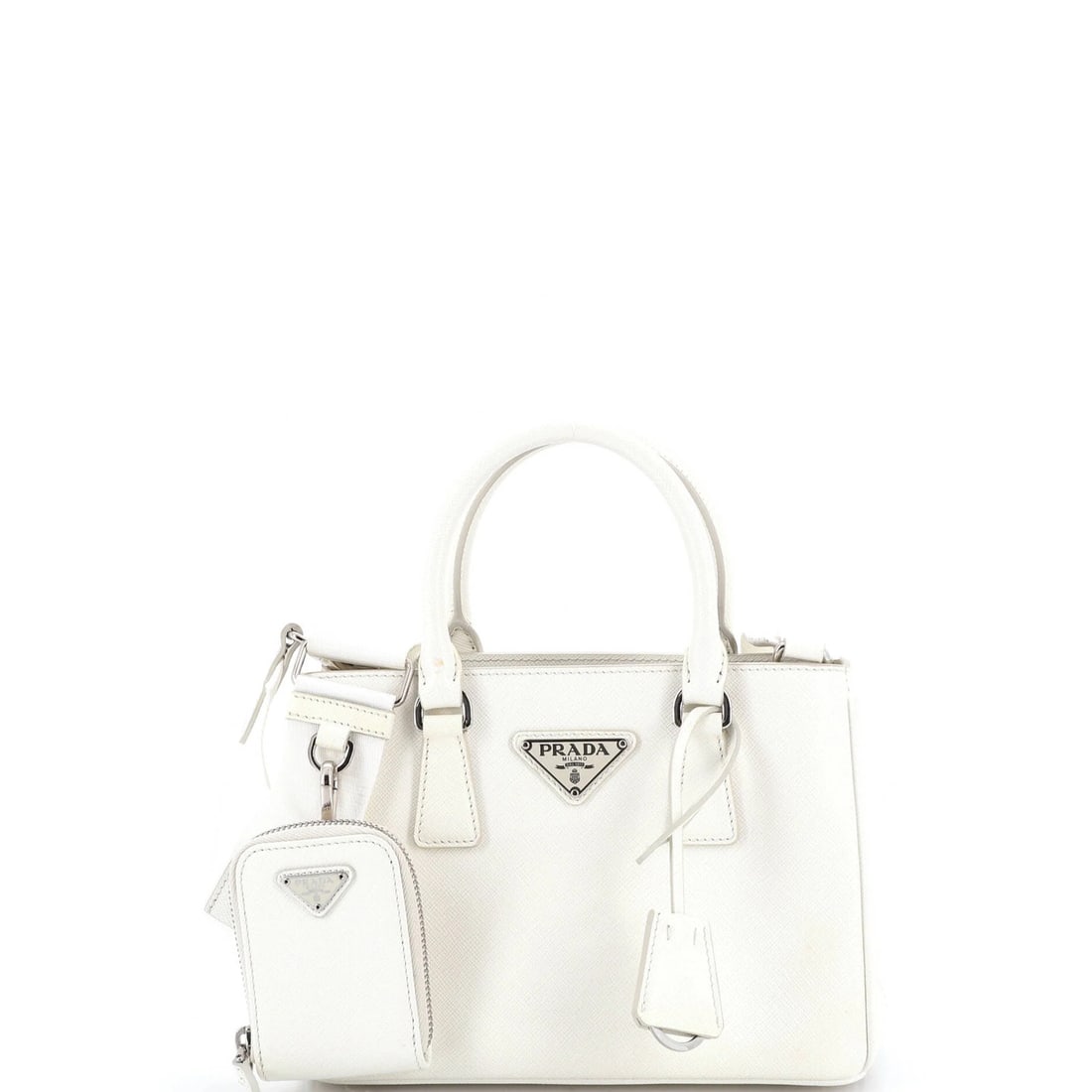 Micro Prada Re-Edition Galleria Tote Saffiano Leather: Micro Prada Re-Edition Galleria Tote Saffiano Leather This listing features Micro Prada Re-Edition Galleria Tote Saffiano Leather. Item specifics are provided below. Item Specifics: Brand: Prada